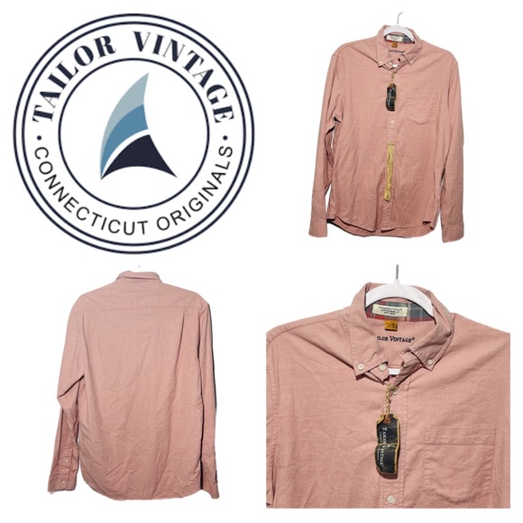 Tailor Vintage Other - Tailor Vintage Pique Knit Shirt with Airotec, Size M - New with Tag